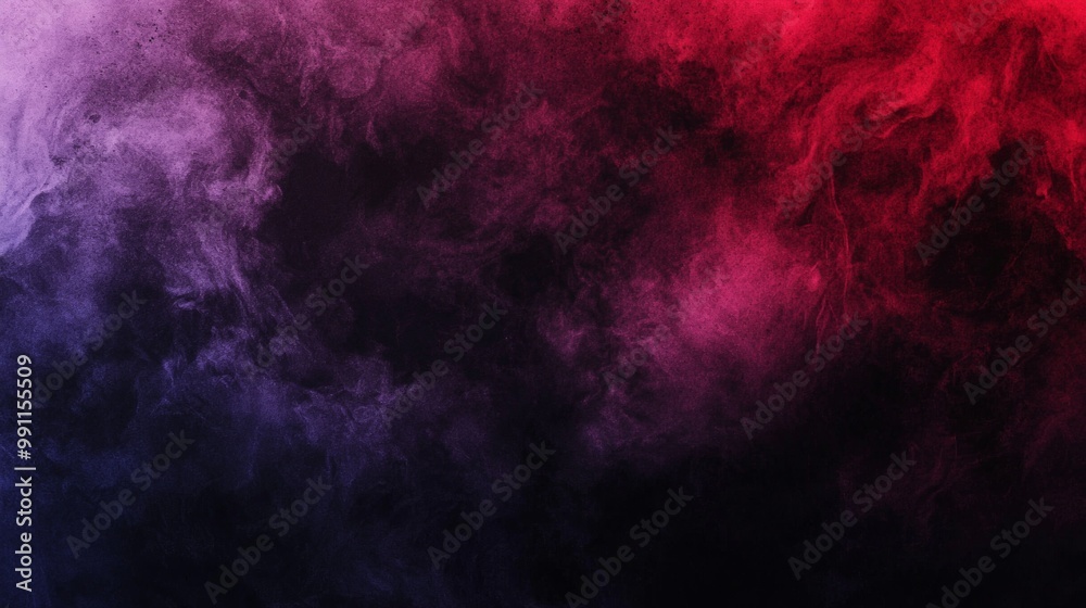 Smoke is billowing in red and purple hues, creating a gradient effect against a black background. This captivating image evokes a sense of mystery and intrigue Smoke is billowing in red and purple hues, creating a gradient effect against a black background. This captivating image evokes a sense of mystery and intrigue