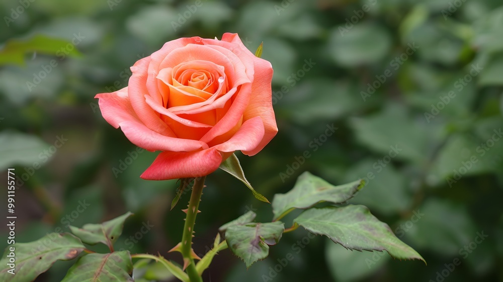 Close-Up of a Beautiful Rose in Full Bloom Close-Up of a Beautiful Rose in Full Bloom