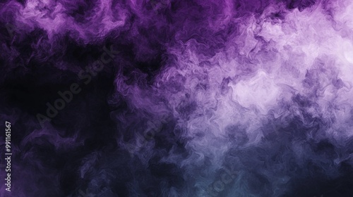 Purple and white smoke creating mysterious shapes and figures, useful as a background or texture. The image is suitable as a background for various projects