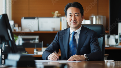 日本もしくはアジアの企業のCEO。社長、役員、日本、アジア photo