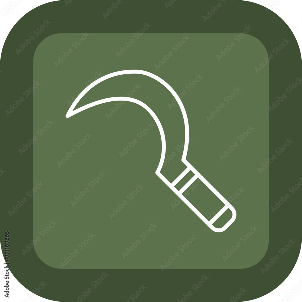 Sickle Vector Icon Design Sickle Vector Icon Design