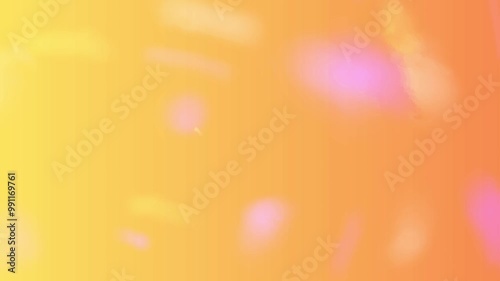 orange abstract background with bokeh, Seamless Loop Background with Copy Space photo