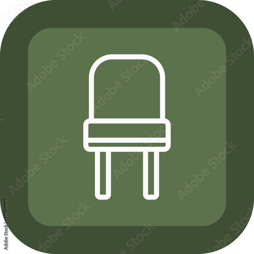Seat Vector Icon Design