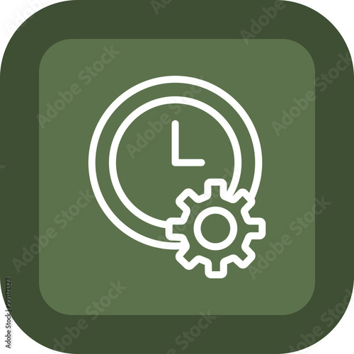 Time Management Vector Icon Design