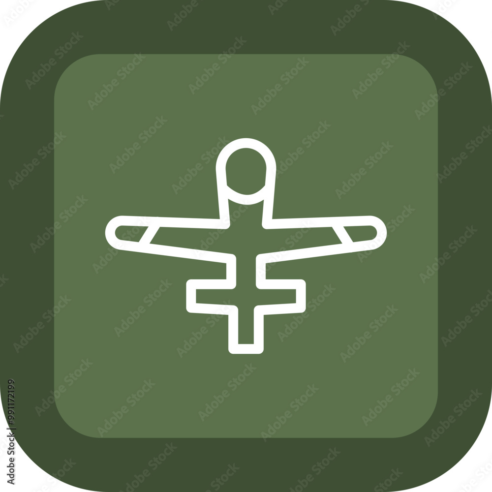 Obraz premium Drone Vector Icon Design