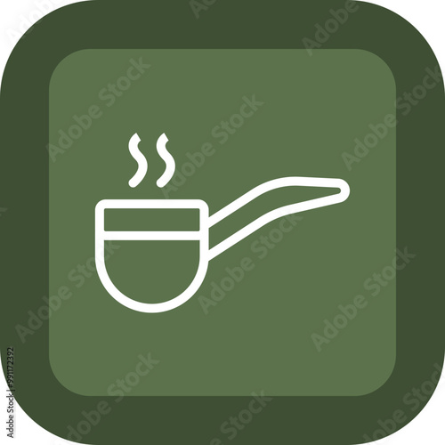 Smoking Pipe Vector Icon Design
