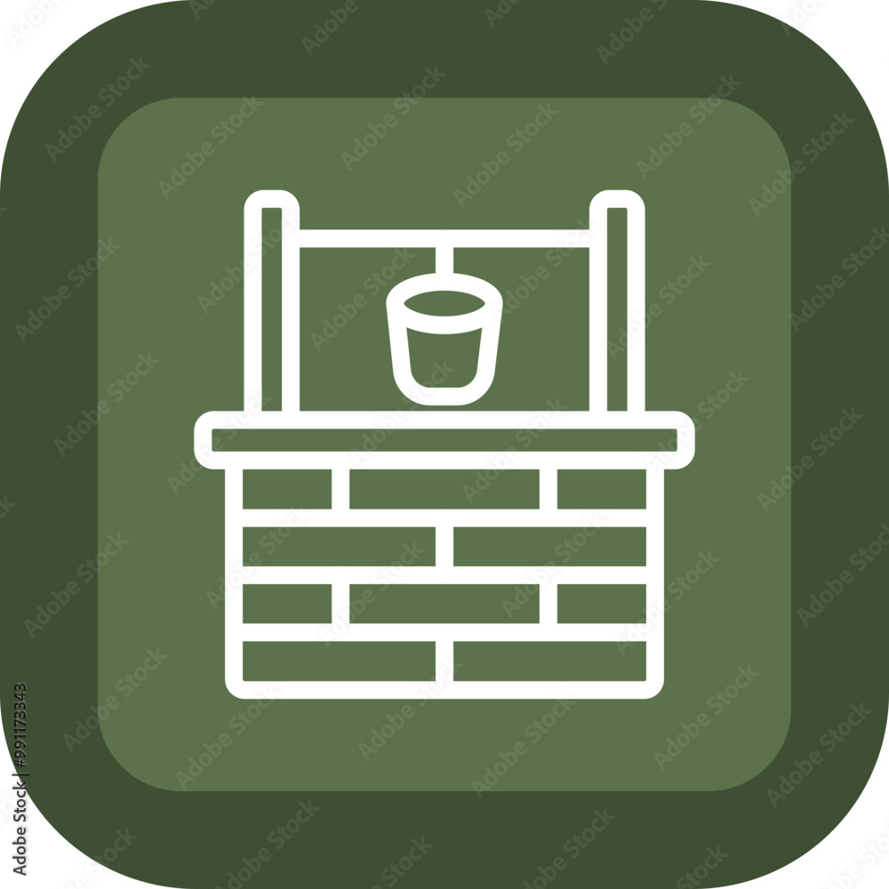 Well Vector Icon Design Well Vector Icon Design