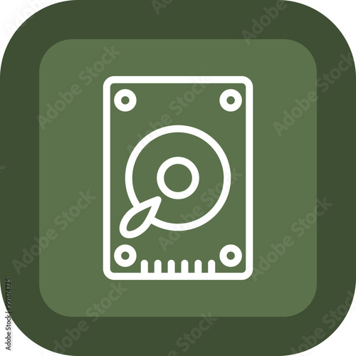 Hdd Vector Icon Design