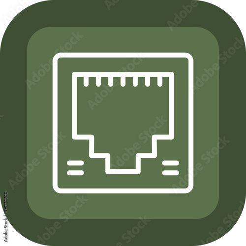 Ethernet Vector Icon Design