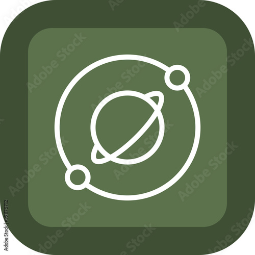 Orbit Vector Icon Design