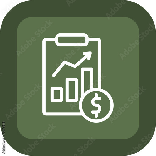 Valuation Vector Icon Design