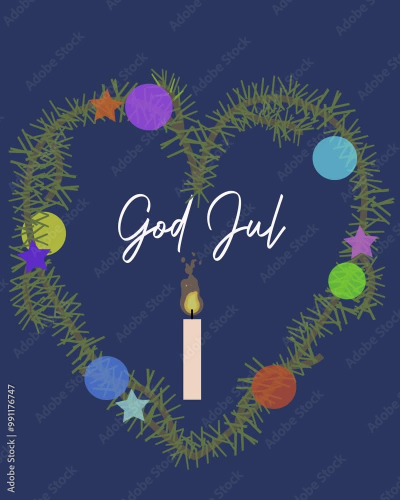 God jul, swedish, banner, instagram animation
1080x1350px