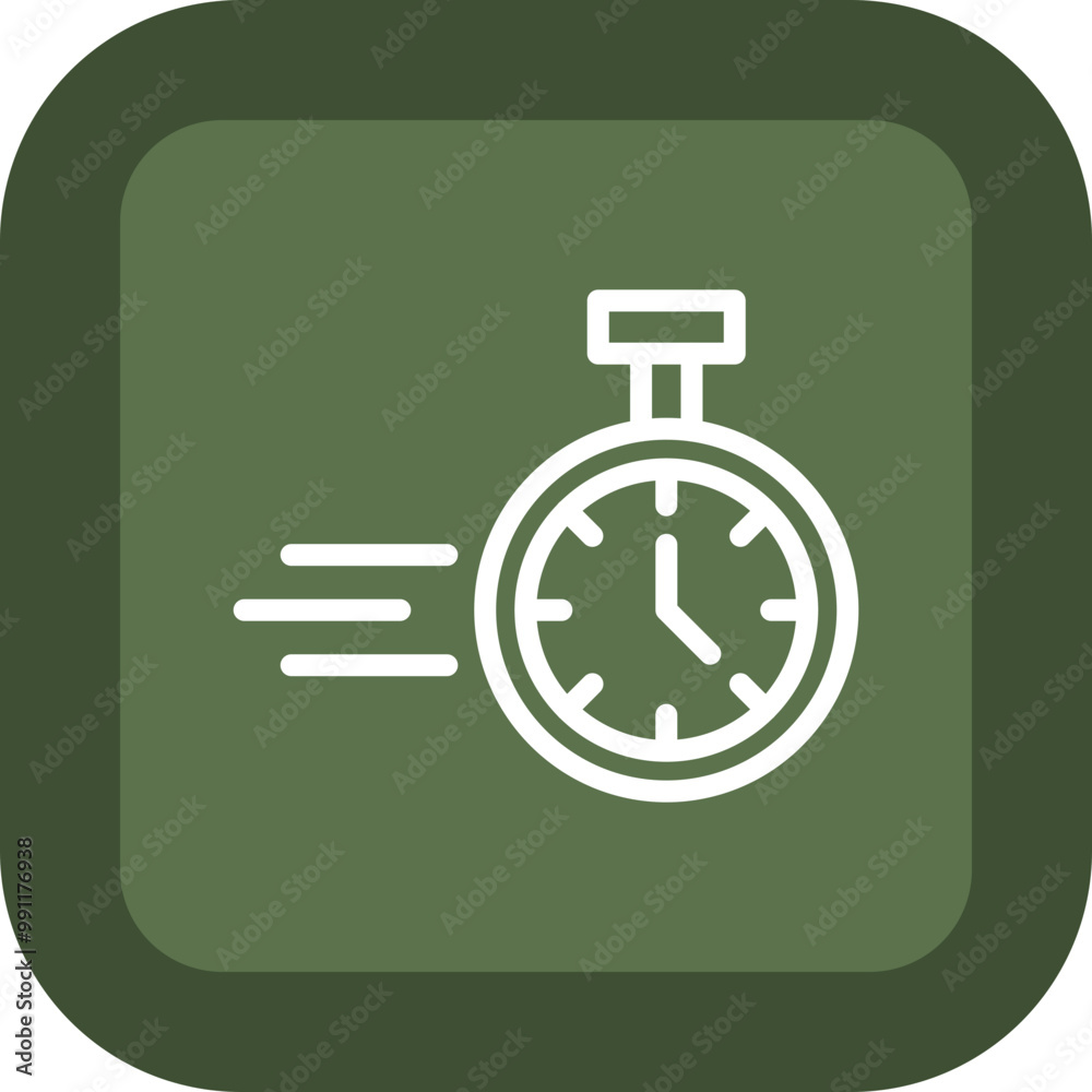 Fast Time Vector Icon Design