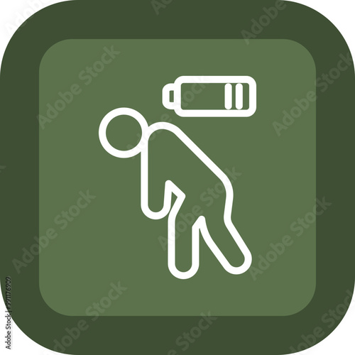 Fatigue Vector Icon Design