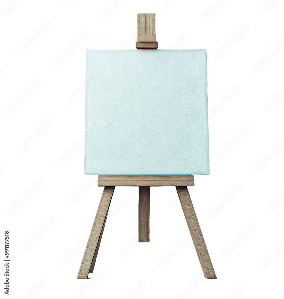 png wooden tripod with blank white canvas on transparent background, front view, art studio or painting school design element. wedding. png wooden tripod with blank white canvas on transparent background, front view, art studio or painting school design element. wedding.