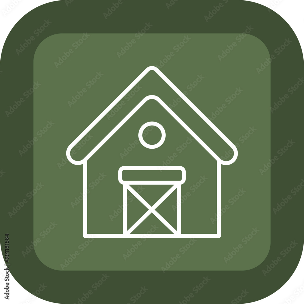 Barn Vector Icon Design Barn Vector Icon Design