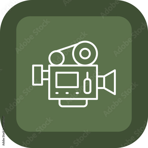 Movie Camera Icon Design