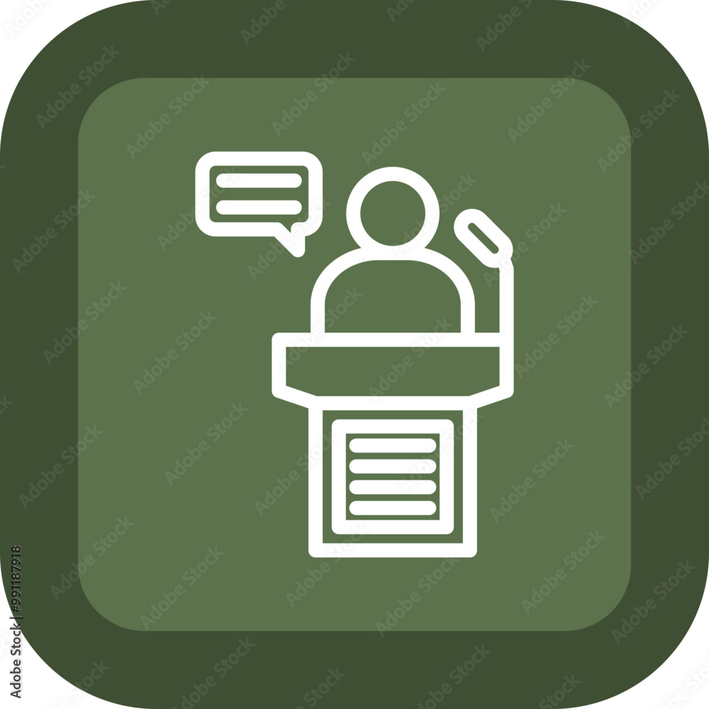 Speech Icon Design Speech Icon Design