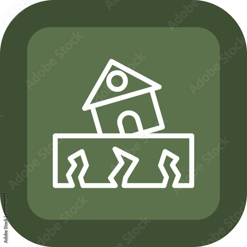 Earthquake Icon Design