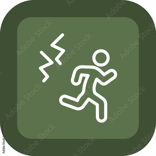 Evacuate Icon Design