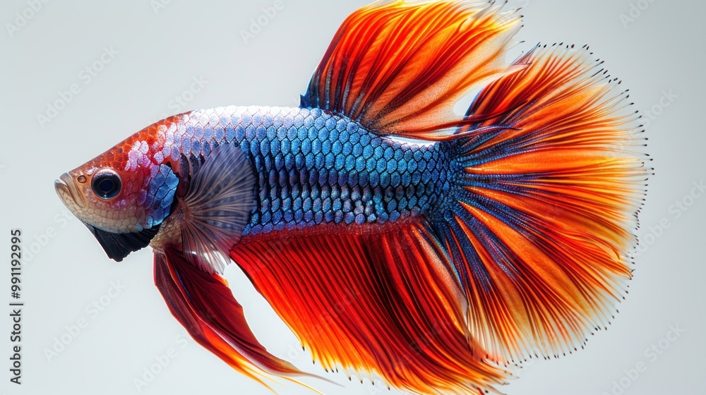Fototapeta premium Betta Siamese Fighting Fish.
