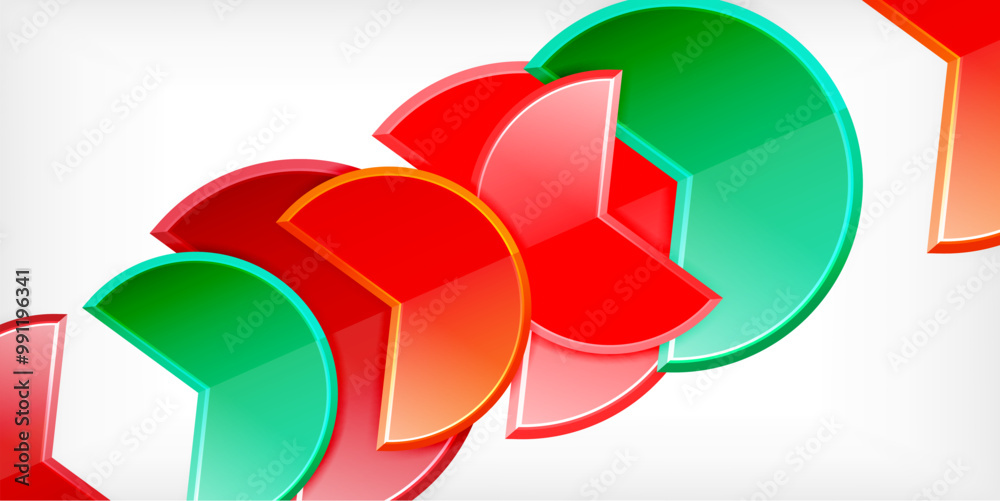 Glass reflective geometric round shapes background. Vector Illustration For Wallpaper, Banner, Background, Card, Book Illustration, landing page Glass reflective geometric round shapes background. Vector Illustration For Wallpaper, Banner, Background, Card, Book Illustration, landing page