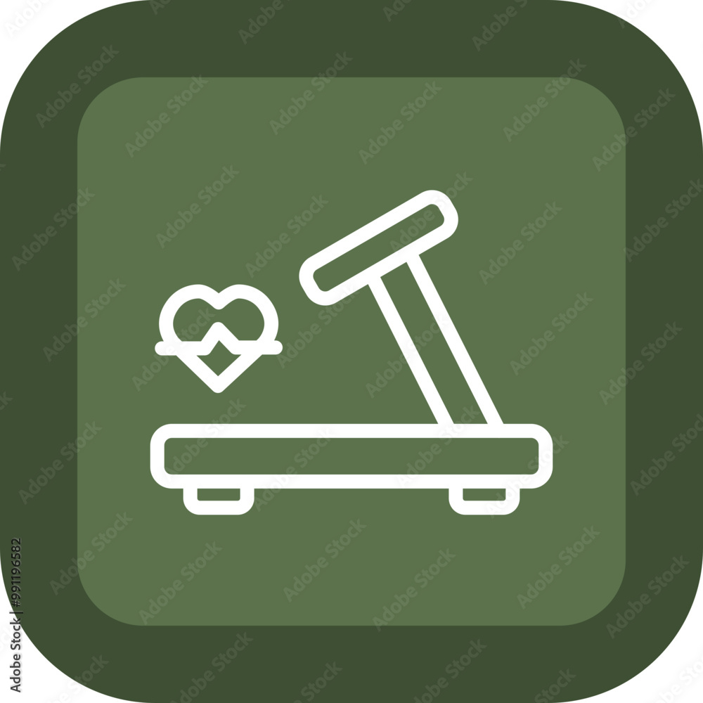 Treadmill Vector Icon Design Treadmill Vector Icon Design