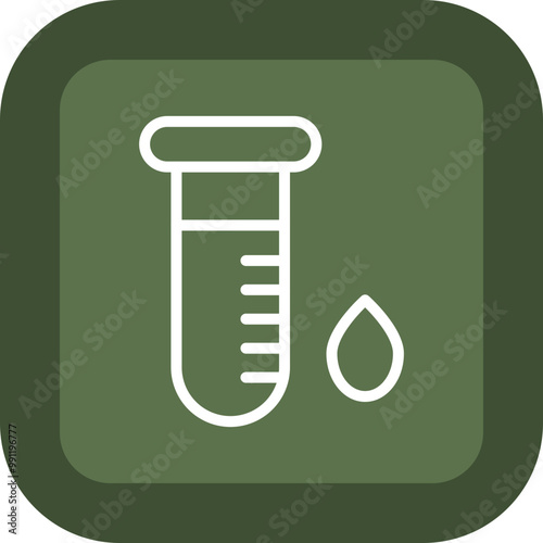 Blood Test Vector Icon Design