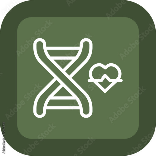 Genetics Vector Icon Design