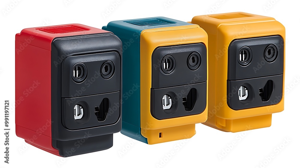 Fototapeta premium Residual Current Devices (RCDs): Detect imbalances in electrical currents and disconnect the circuit to prevent electrical shocks and fire hazards. 