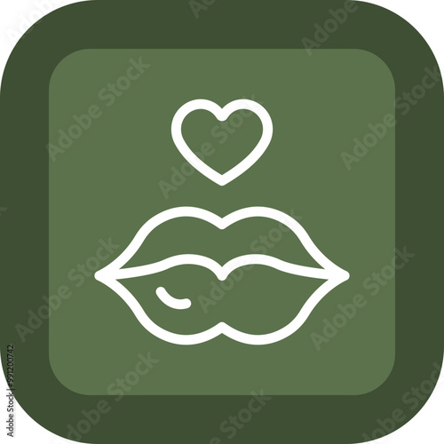 Lips Icon Design