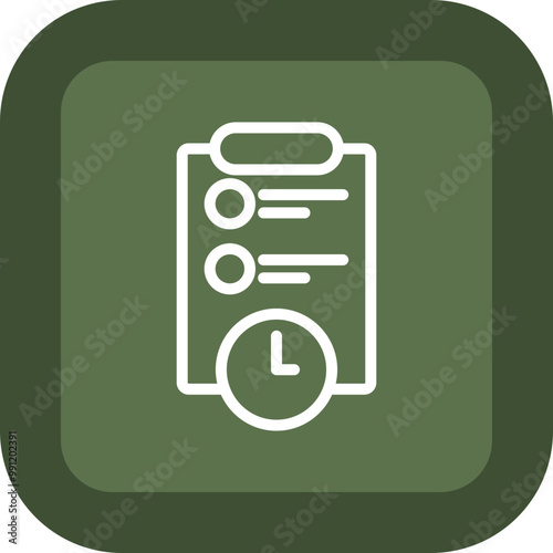 Deadline Icon Design