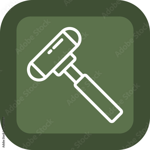 Reflex Hammer Icon Design