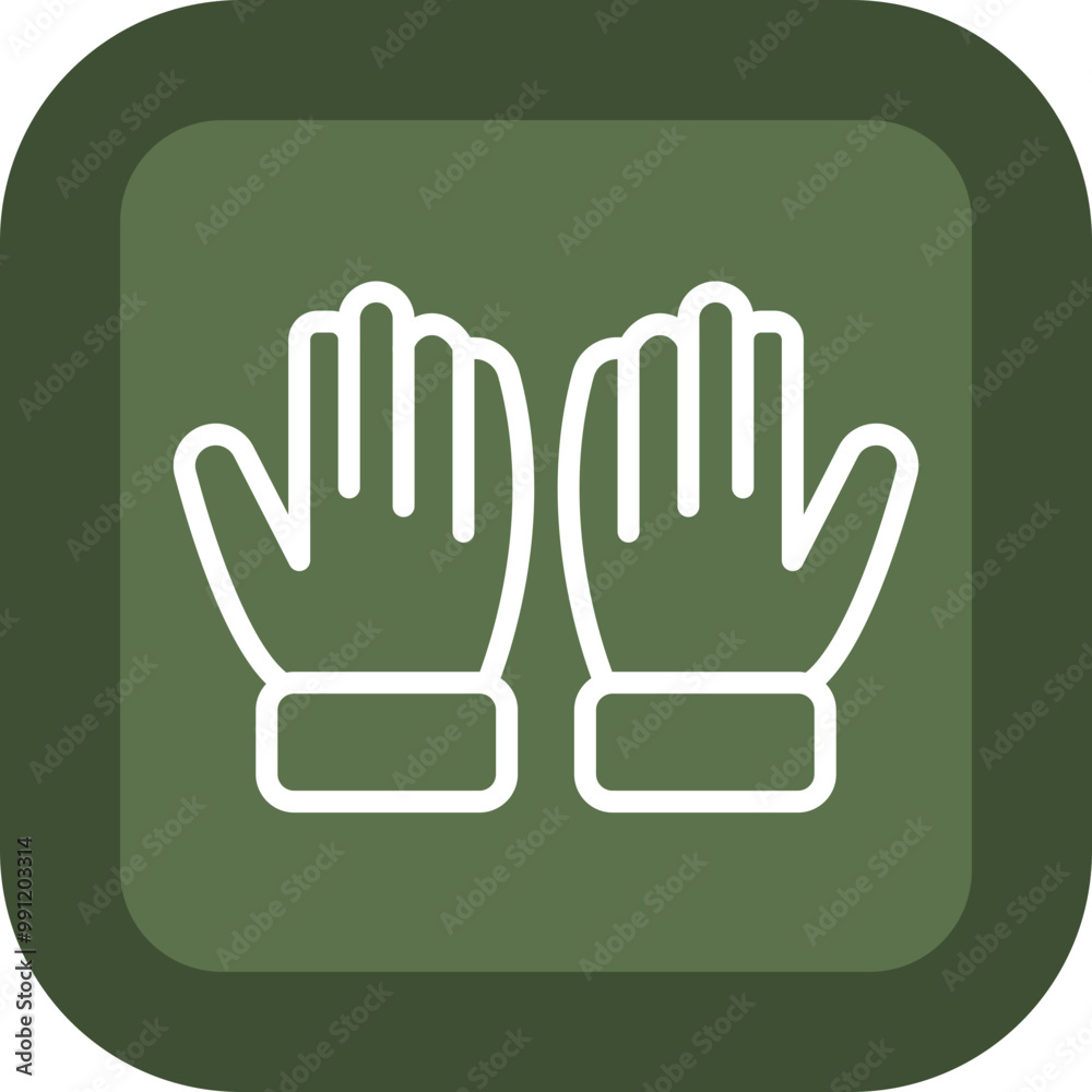 Obraz premium Gloves Icon Design
