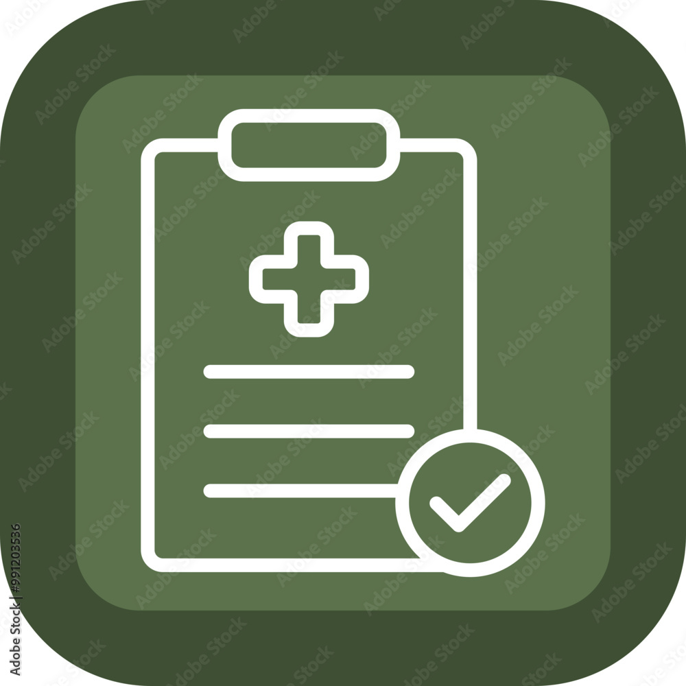 Fototapeta premium Health Check Icon Design