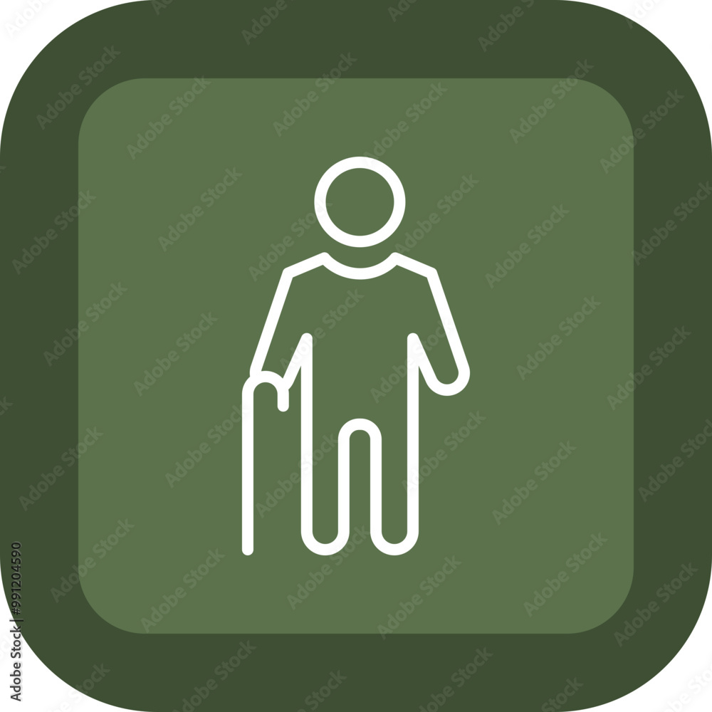 Elderly Care Icon Design