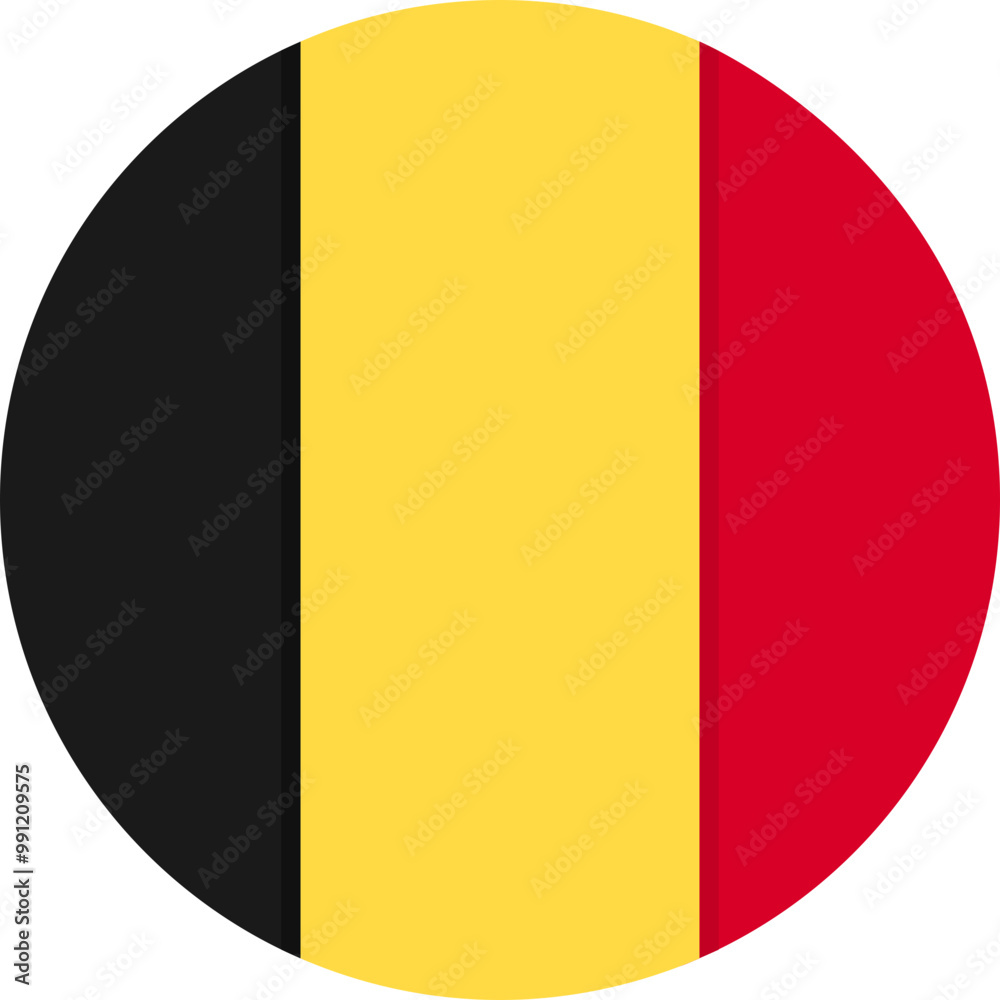 Fototapeta premium BelgiumFlag Icon