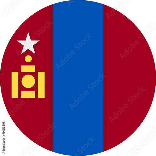 MongoliaFlag Icon photo