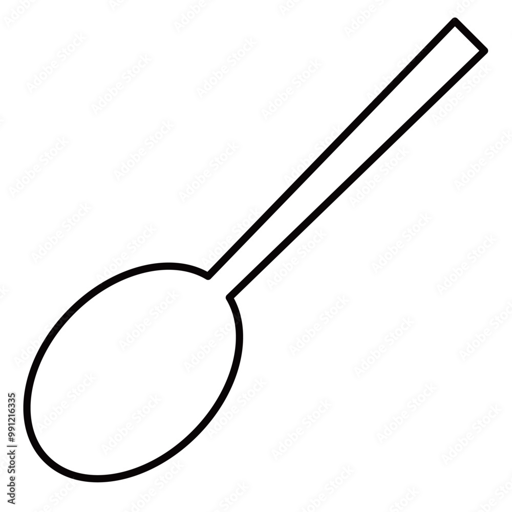 スパチュラという料理道具のイラスト スパチュラという料理道具のイラスト