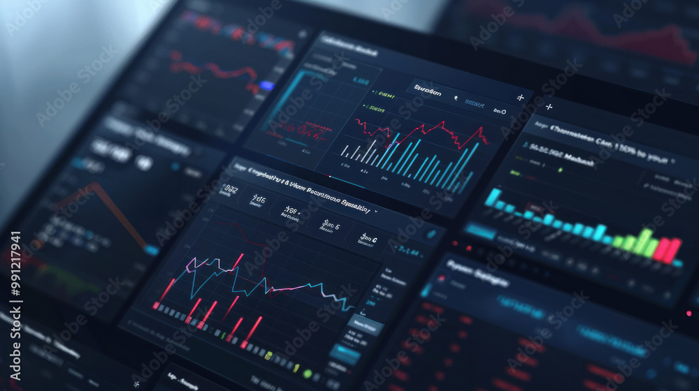 A digital platform where investors track the performance of their tech startup investments, highlighting growth metrics and market expansion. A digital platform where investors track the performance of their tech startup investments, highlighting growth metrics and market expansion.