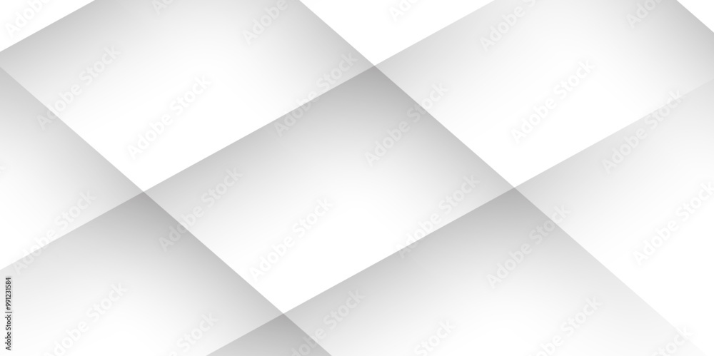 Abstract white background design with layers of textured white transparent material in triangle and squares shapes. White color technology concept geometric line vector white light grey background.
Abstract white background design with layers of textured white transparent material in triangle and squares shapes. White color technology concept geometric line vector white light grey background.