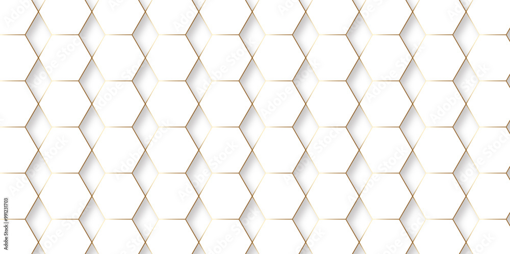 Abstract pattern with hexagonal white and gray technology line paper background. Hexagonal 3d vector grid tile and mosaic structure simple style hexagonal graphic concept. Futuristic surface design.
Abstract pattern with hexagonal white and gray technology line paper background. Hexagonal 3d vector grid tile and mosaic structure simple style hexagonal graphic concept. Futuristic surface design.
