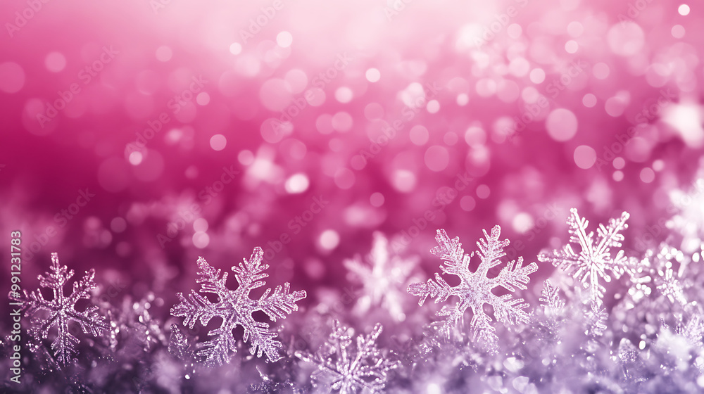 Minimalistic Christmas background with a gradient of icy blues and white snowflakes Minimalistic Christmas background with a gradient of icy blues and white snowflakes