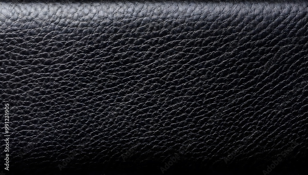 custom made wallpaper toronto digitalTextured black leather with visible fine grain details