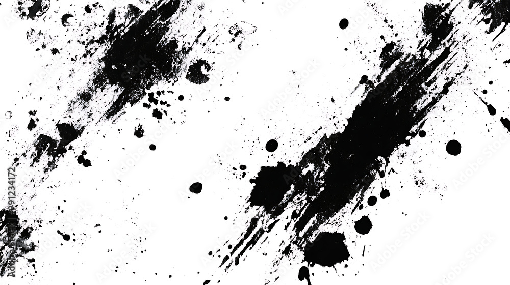 A black and white splattered ink texture with varying intensities and random blotches A black and white splattered ink texture with varying intensities and random blotches