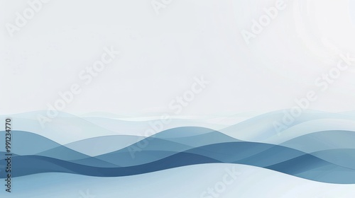 Abstract Blue Waves