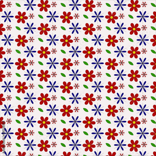 Abstract floral pattern bright colors, background vector illustration modern art design Seamless pattern set Simple design for of textile.
