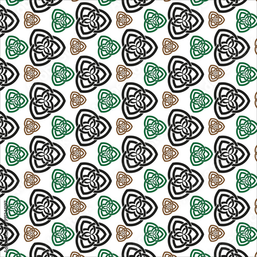 Abstract floral pattern bright colors, background vector illustration modern art design Seamless pattern set Simple design for of textile.