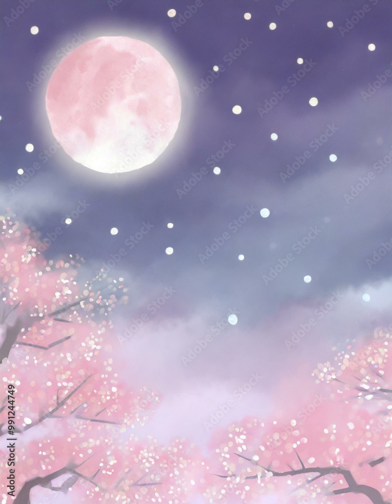 夜桜 夜桜