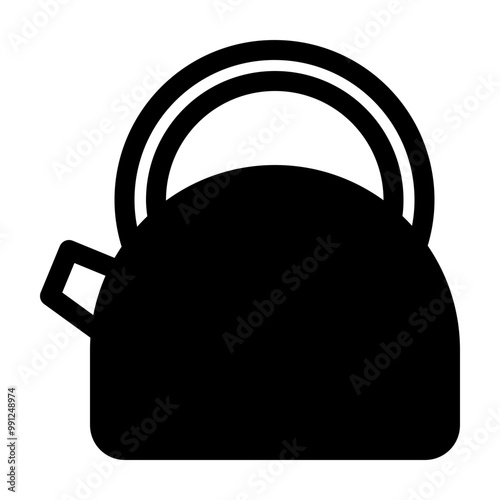 Teapot Tea Kettle Solid Icon